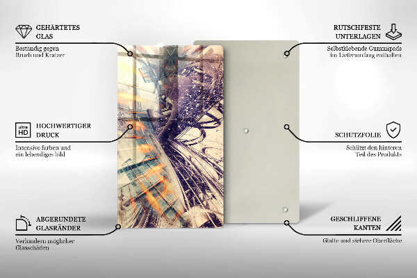 Glasskärbräda Modern komposition