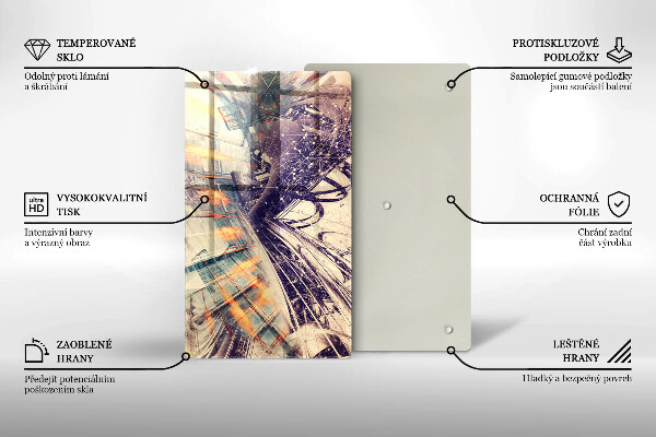 Glasskärbräda Modern komposition