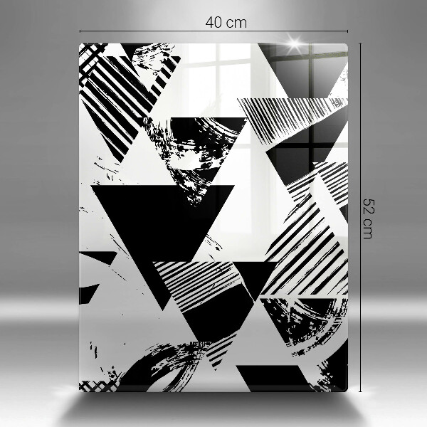 Glasskärbräda Geometriska trianglar