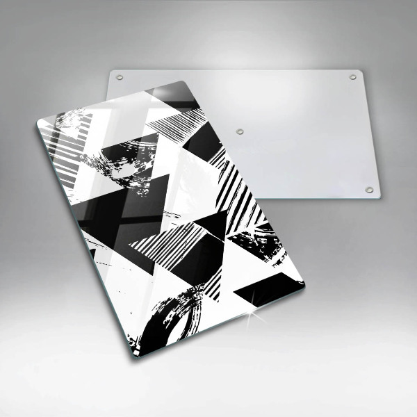 Glasskärbräda Geometriska trianglar