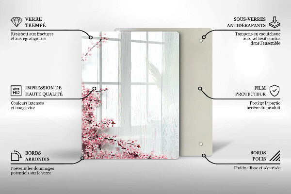 Glasskärbräda Fågelfjädrar