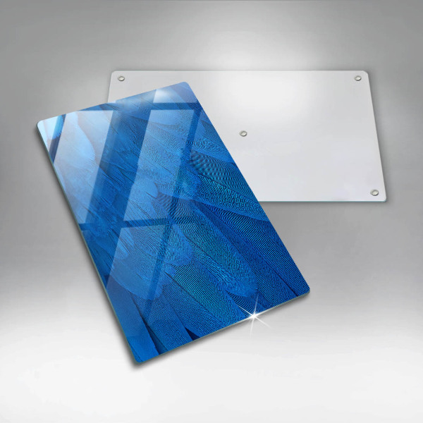 Glasskärbräda Fågelfjädrar