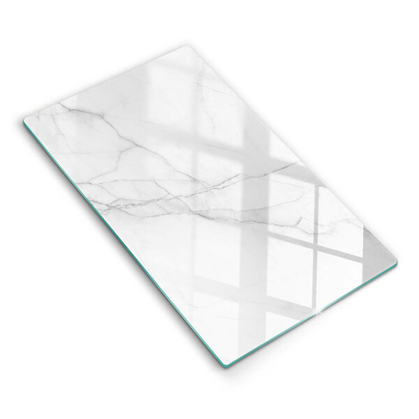 Glasskärbräda i marmormönstrat glas