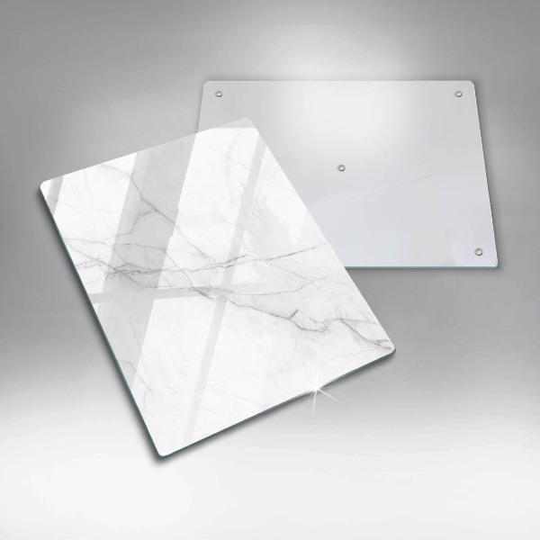 Glasskärbräda i marmormönstrat glas