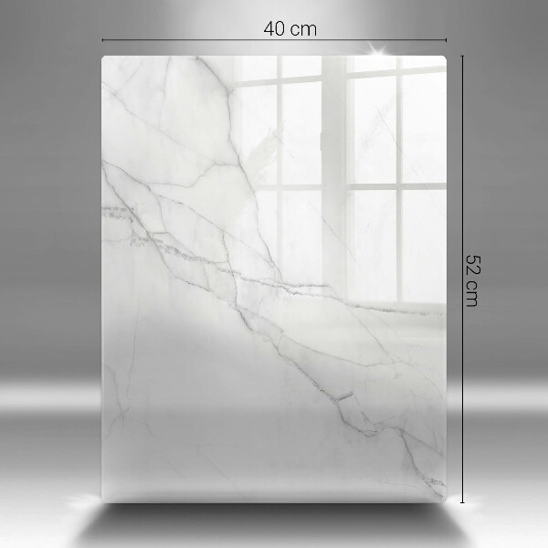 Glasskärbräda i marmormönstrat glas