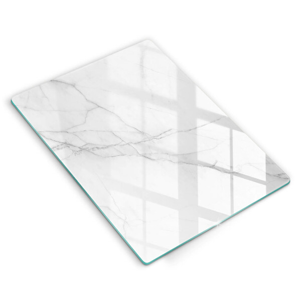 Glasskärbräda i marmormönstrat glas