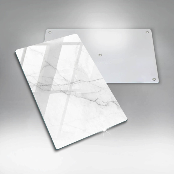 Glasskärbräda i marmormönstrat glas