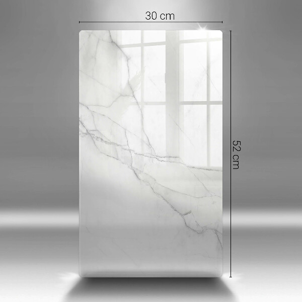 Glasskärbräda i marmormönstrat glas