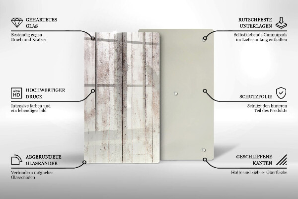 Glasskärbräda Gamla träskivor