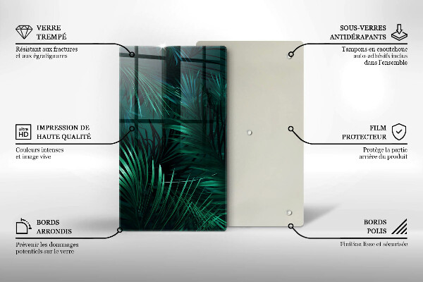 Glasskärbräda Vilda djungellöv