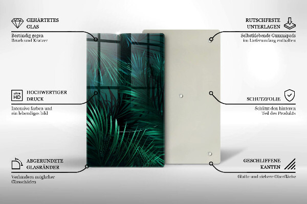 Glasskärbräda Vilda djungellöv