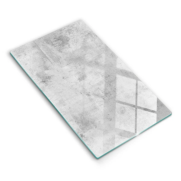 Glasskärbräda med betongmönster