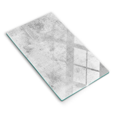 Glasskärbräda med betongmönster