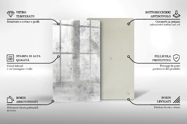 Glasskärbräda Betongstruktur
