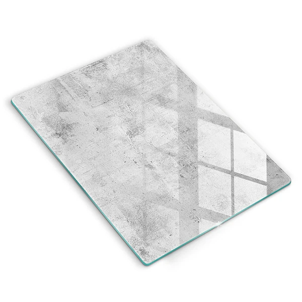 Glasskärbräda med betongmönster