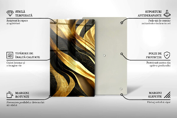 Glasskärbräda Elegant abstraktion