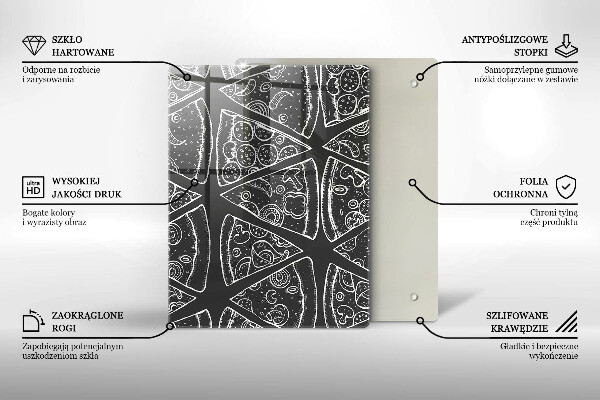 Glasskärbräda Elegant abstraktion