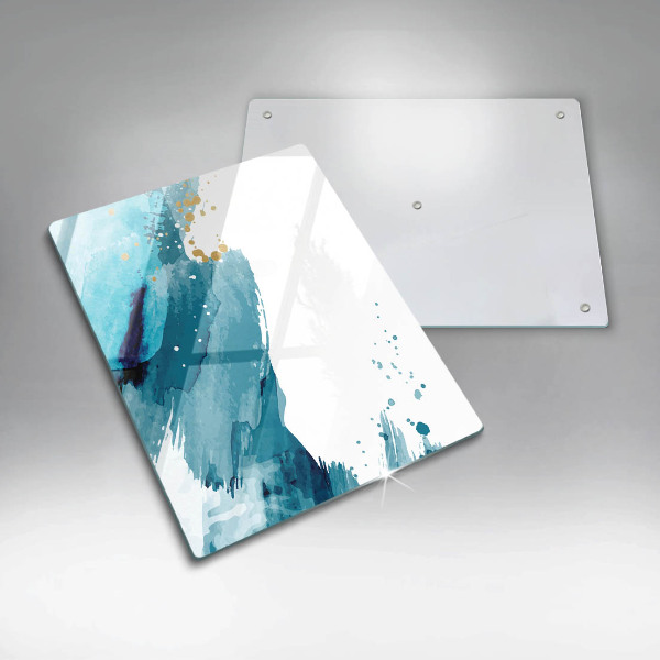 Glasskärbräda Blå fläckar