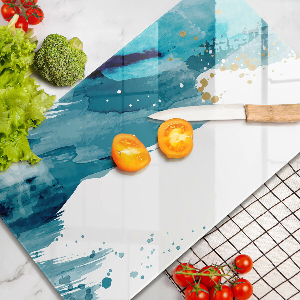 Glasskärbräda Blå fläckar