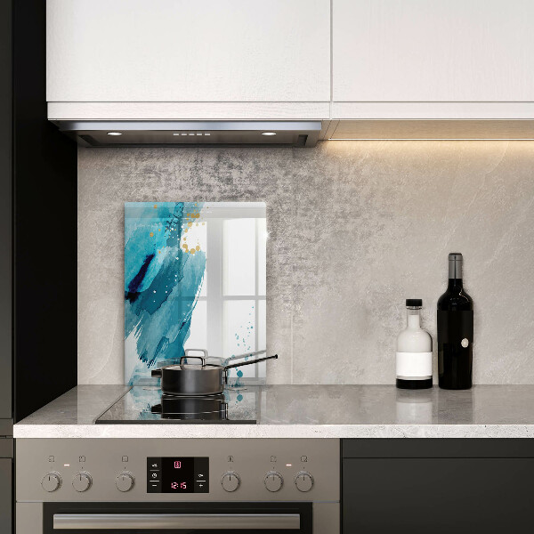 Glasskärbräda Blå fläckar