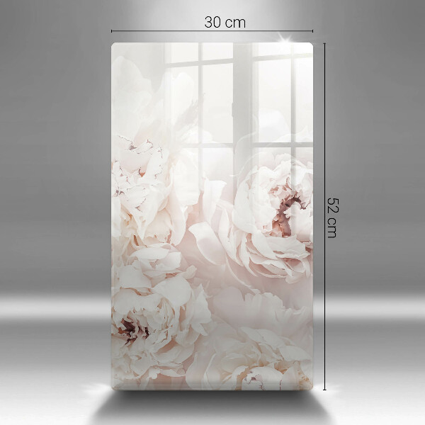 Glasskärbräda Pastellpioner