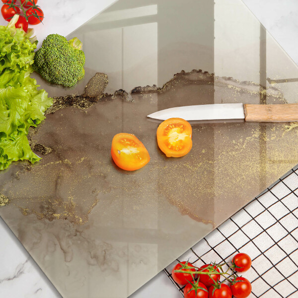 Glasskärbräda Abstraktion guld