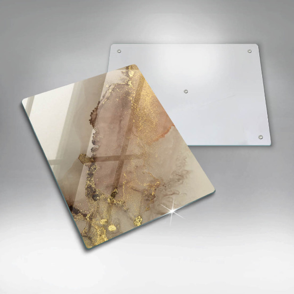 Glasskärbräda Abstraktion guld