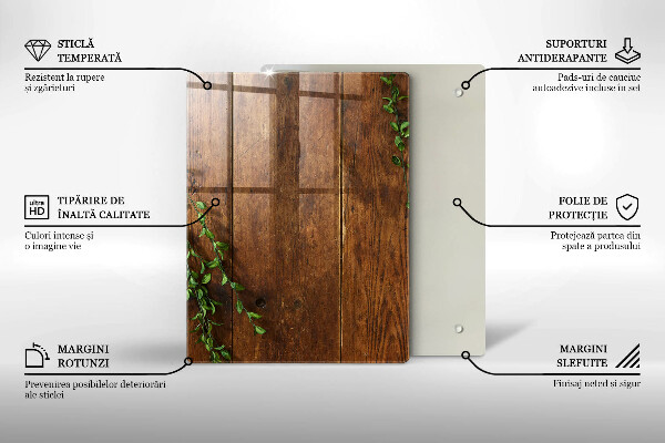 Glasskärbräda Abstraktion guld