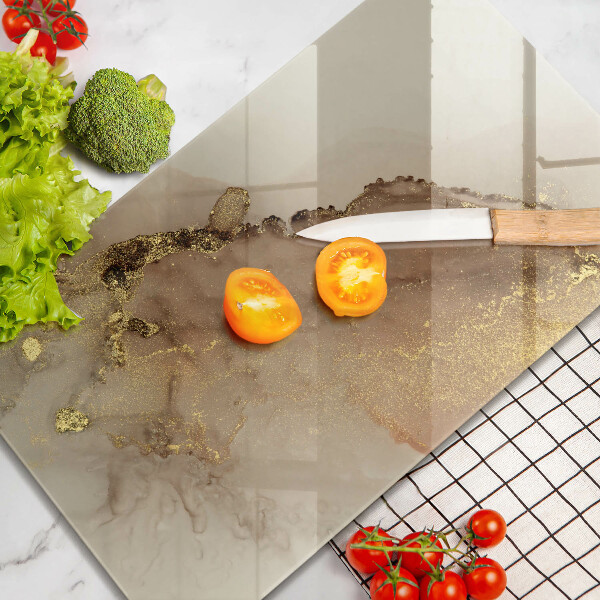 Glasskärbräda Abstraktion guld