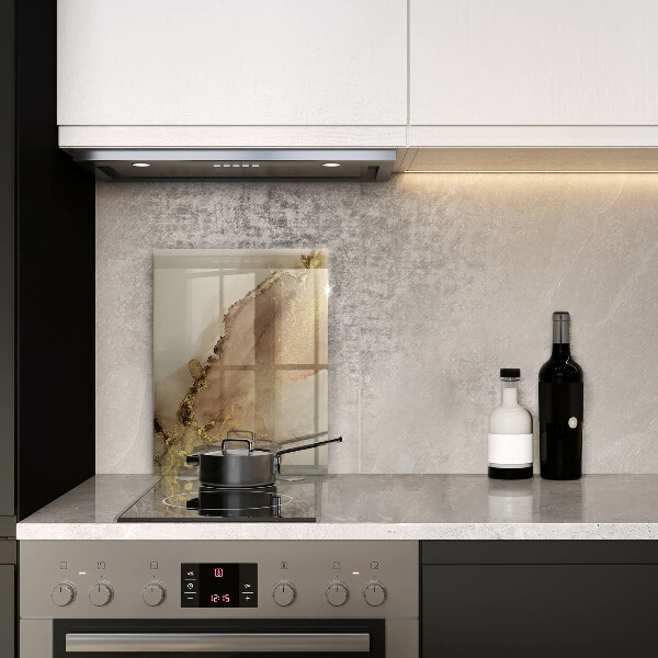 Glasskärbräda Abstraktion guld