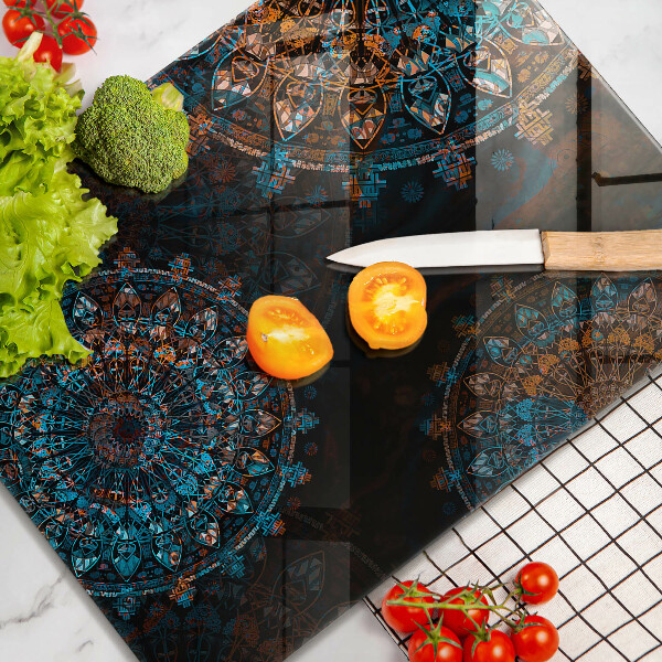 Glasskärbräda Boho vintage hjul