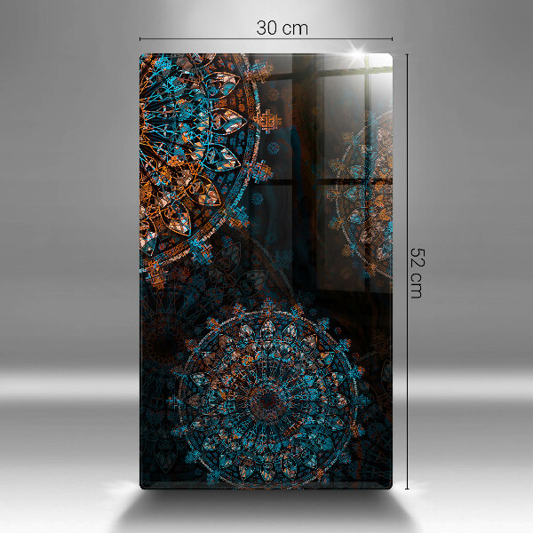 Glasskärbräda Boho vintage hjul