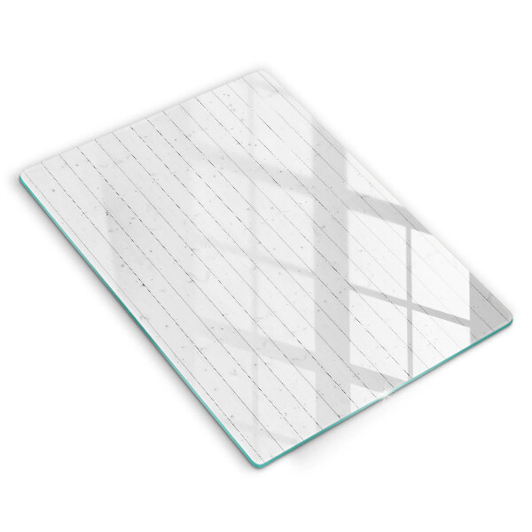 Glasskärbräda med motiv av moderna ljusskivor