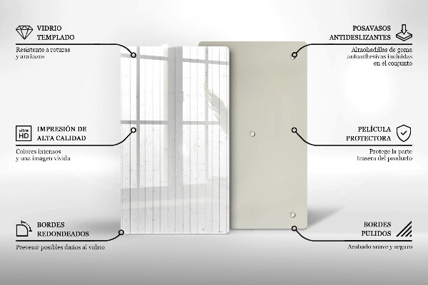 Glasskärbräda Moderna ljusskivor