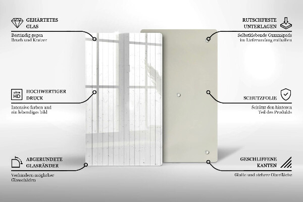 Glasskärbräda Moderna ljusskivor