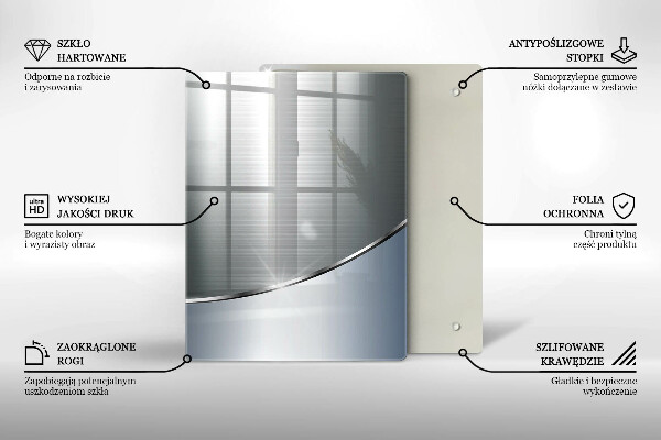 Glasskärbräda Moderna ljusskivor