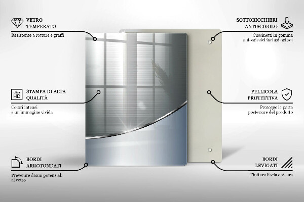 Glasskärbräda Moderna ljusskivor