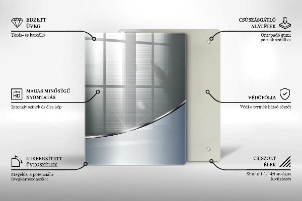 Glasskärbräda Moderna ljusskivor