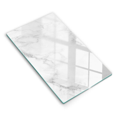 Glasskärbräda i modern marmordesign