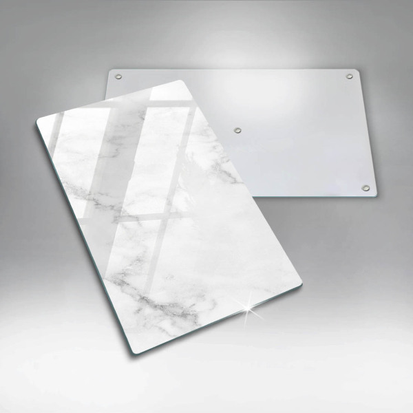 Glasskärbräda i modern marmordesign