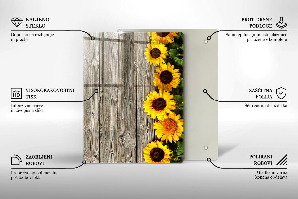 Glasskärbräda Trädstammar
