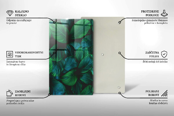 Glasskärbräda Djungellöv