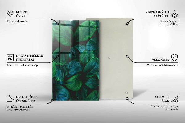 Glasskärbräda Djungellöv