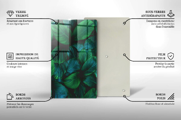 Glasskärbräda Djungellöv