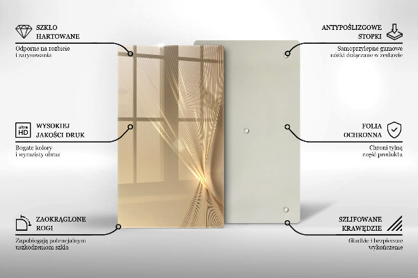 Glasskärbräda Modern abstraktion