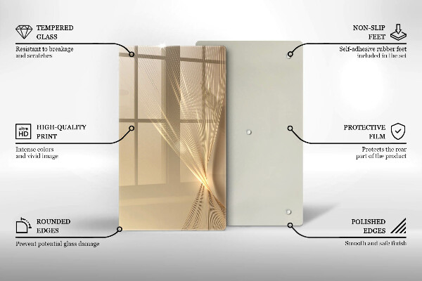 Glasskärbräda Modern abstraktion