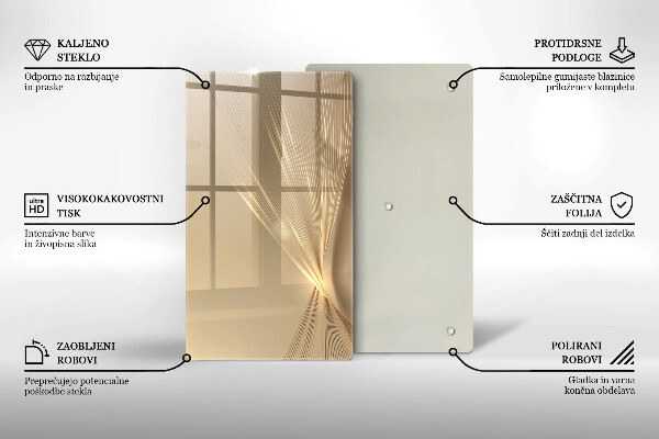 Glasskärbräda Modern abstraktion