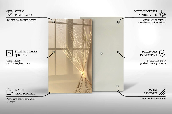 Glasskärbräda Modern abstraktion