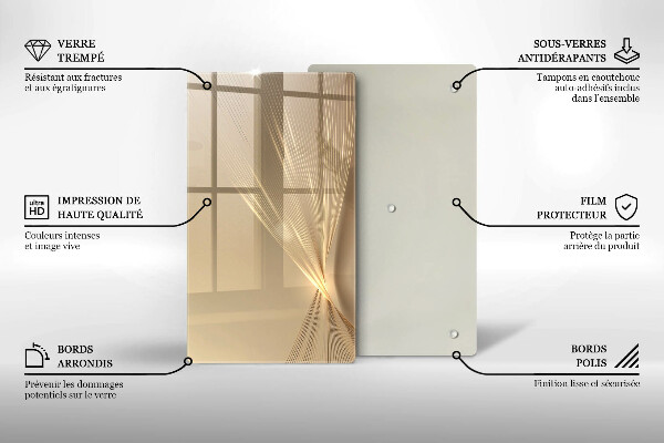 Glasskärbräda Modern abstraktion