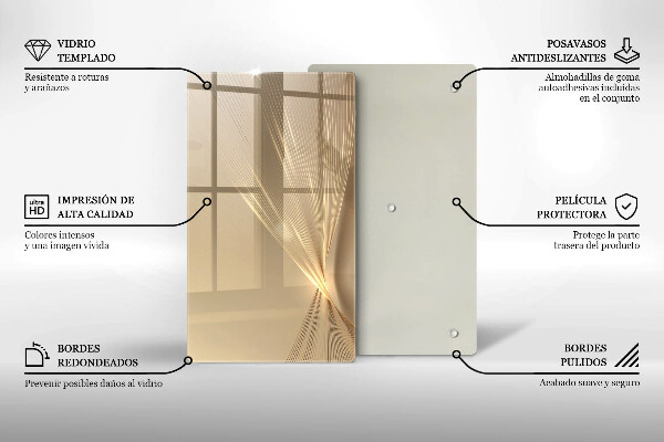 Glasskärbräda Modern abstraktion